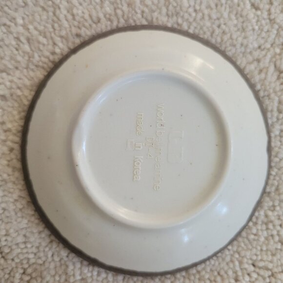 Melamine Restaurant Ware Plates Bowls Appetizer Sauce Dish Brown Cream 10 of eac - Picture 9 of 16